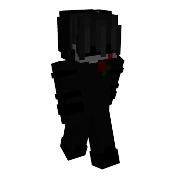 Black Hair Goth Minecraft Skin - Laby
