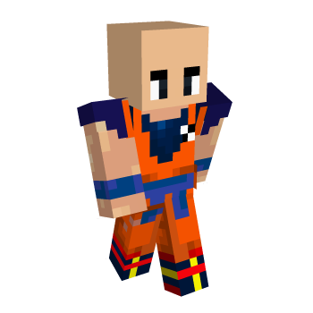 Naranja Goku Minecraft Skin