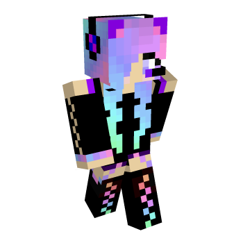 Cute Cat Girl Minecraft Skin