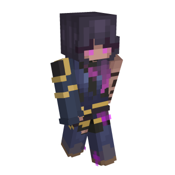 Valorant Purple Minecraft Skin