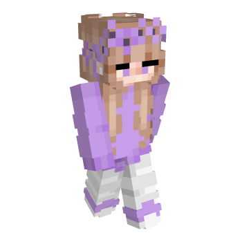 Purple Pastel Minecraft Skin