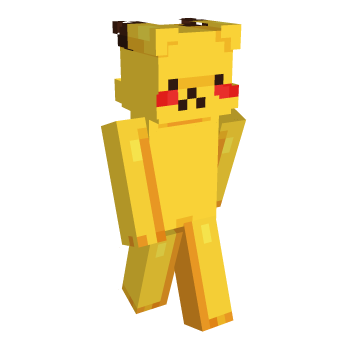Pikachu Pokémon Minecraft Skin