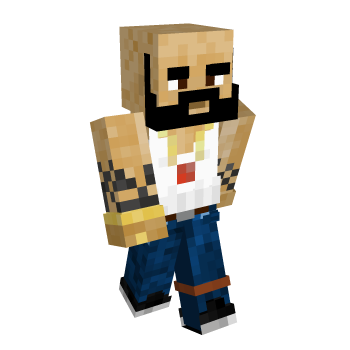 Bald Beard Minecraft Skin