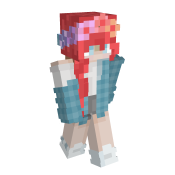Flower Crown Cozy Minecraft Skin