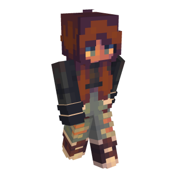 Braids Blue Minecraft Skin