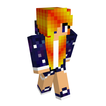 Galaxy Purple Minecraft Skin