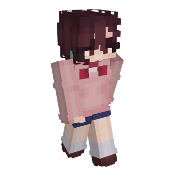 Momo Ayase Dandadan Minecraft Skin
