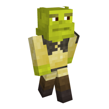 Shrek Green Minecraft Skin