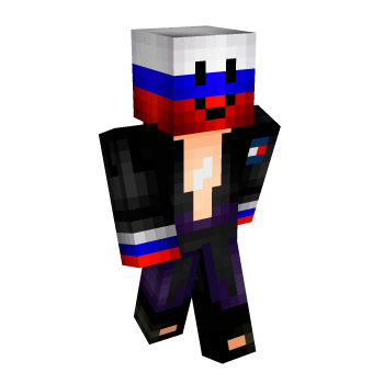 Russia Smile Minecraft Skin