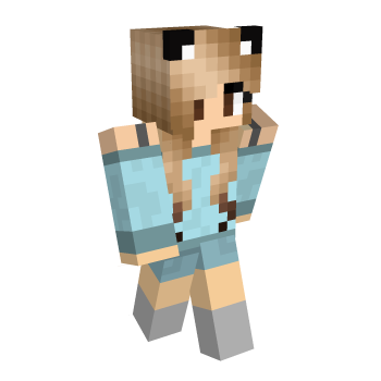 Cute Blue Minecraft Skin