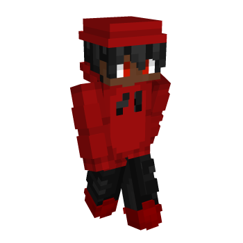 Red Hoodie Minecraft Skin