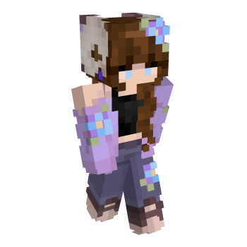 Female Hair Brown Minecraft Skin