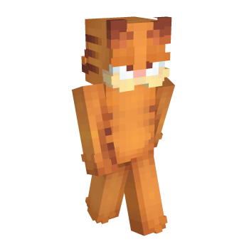 Garfield Orange Cat Minecraft Skin