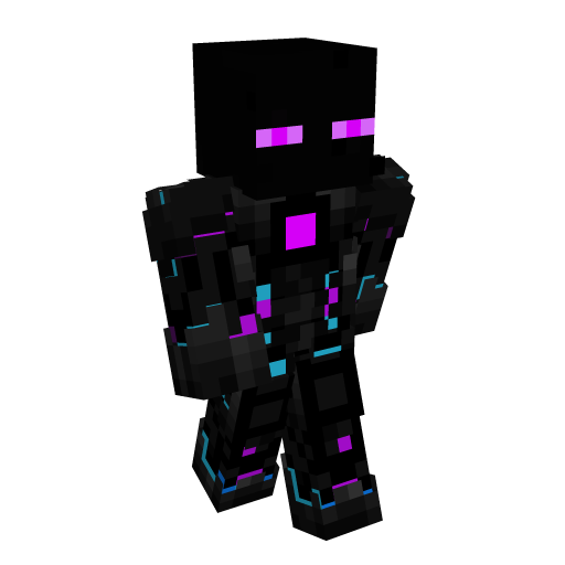 Enderman Vaporwave Minecraft Skin - Laby