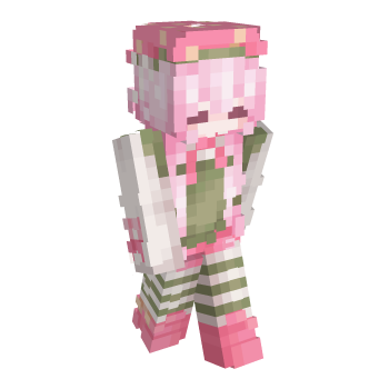Cute Pink Minecraft Skin