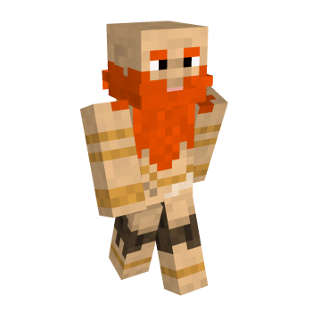 Beard Bald Minecraft Skin