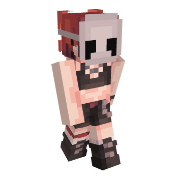 Creepypasta Red Minecraft Skin