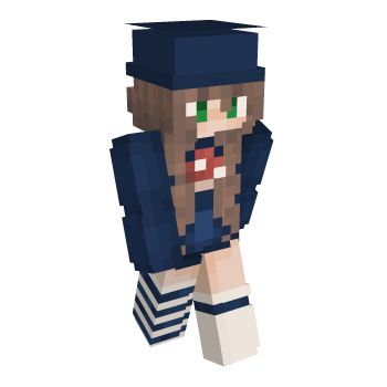 Beanie Brunette Minecraft Skin