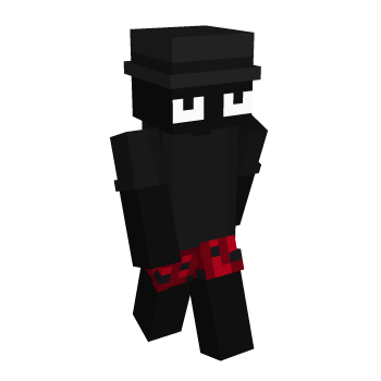 Black Dark Minecraft Skin