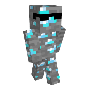 Diamond Ore Minecraft Skin