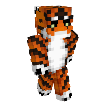 Tiger Jungle Minecraft Skin