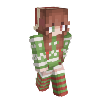 Festive Girl Minecraft Skin