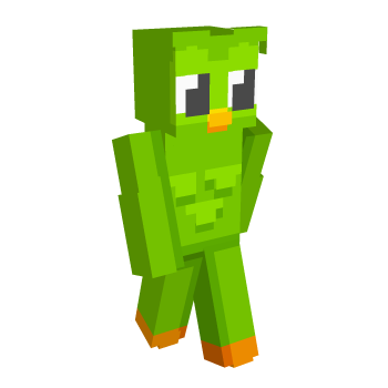 Duolingo Green Minecraft Skin