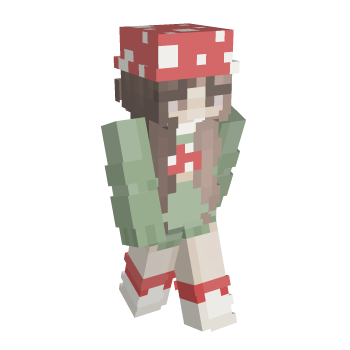Girl Green Minecraft Skin