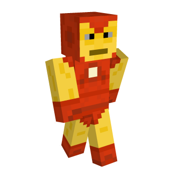Iron Man Superhero Minecraft Skin