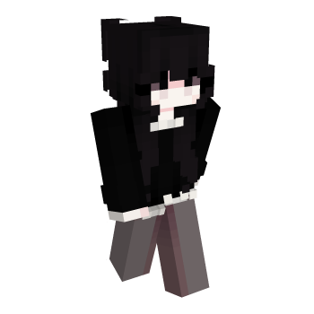 Black Dark Minecraft Skin