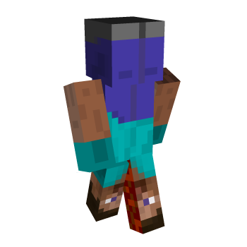 Upsidedown Steve Minecraft Skin