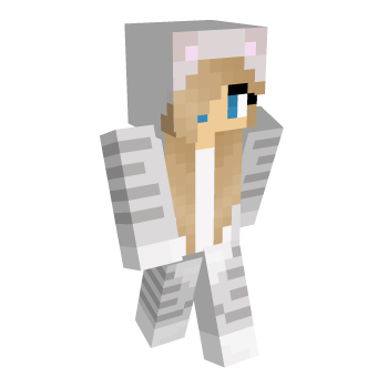 Blue Eyes Cat Minecraft Skin