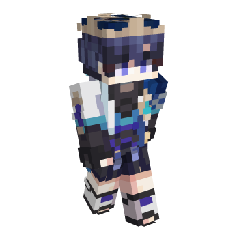 Classic Genshin Impact Minecraft Skin