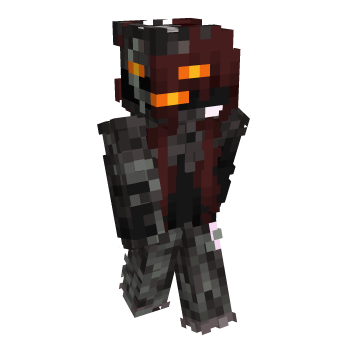 Female Glowing Eyes Minecraft Skin