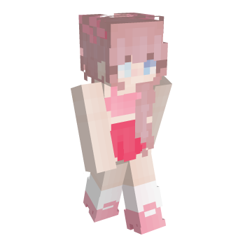 Cute Pink Minecraft Skin