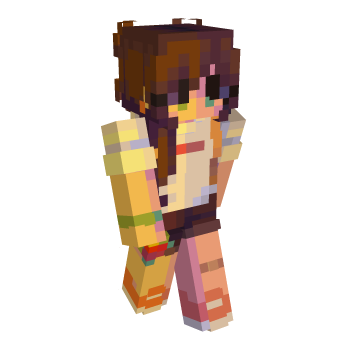 Backpack Roses Minecraft Skin