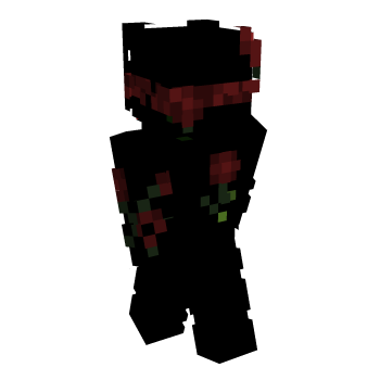 Roses Black Minecraft Skin