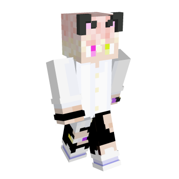 Sunset NonBinary Minecraft Skin