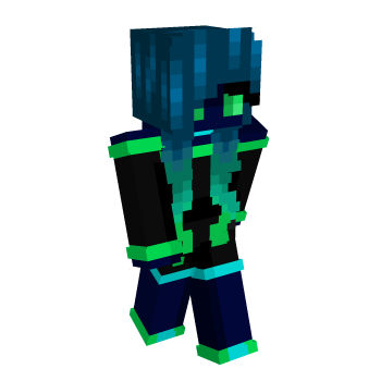 Neon Navy Minecraft Skin