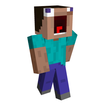 Scream Cursed Minecraft Skin