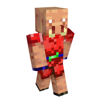 Red Pig Minecraft Skin
