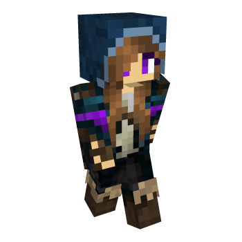 Hunter Purple Minecraft Skin