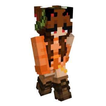 Cute Girl Skin Autumn Minecraft Skin