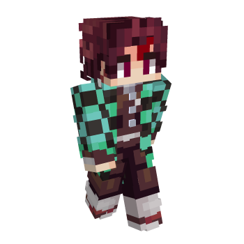 Demon Slayer Minecraft Skin