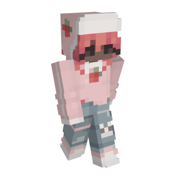 Aesthetic Pink Minecraft Skin