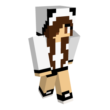 Brunette Brown Minecraft Skin