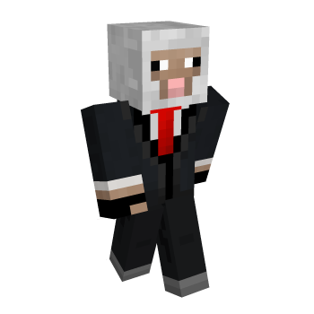 Suit Sheep Minecraft Skin