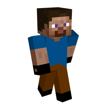 Steve Gloves Minecraft Skin
