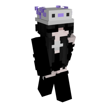 Girl Axolotl Minecraft Skin