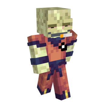 Goku Smoking Minecraft Skin